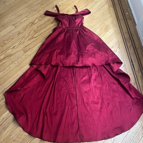 B. Darlin burgundy red high low dress size 5/6 - Picture 2 of 8